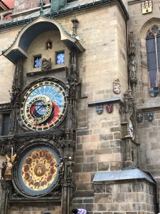 Astronomical clock in Prague. 