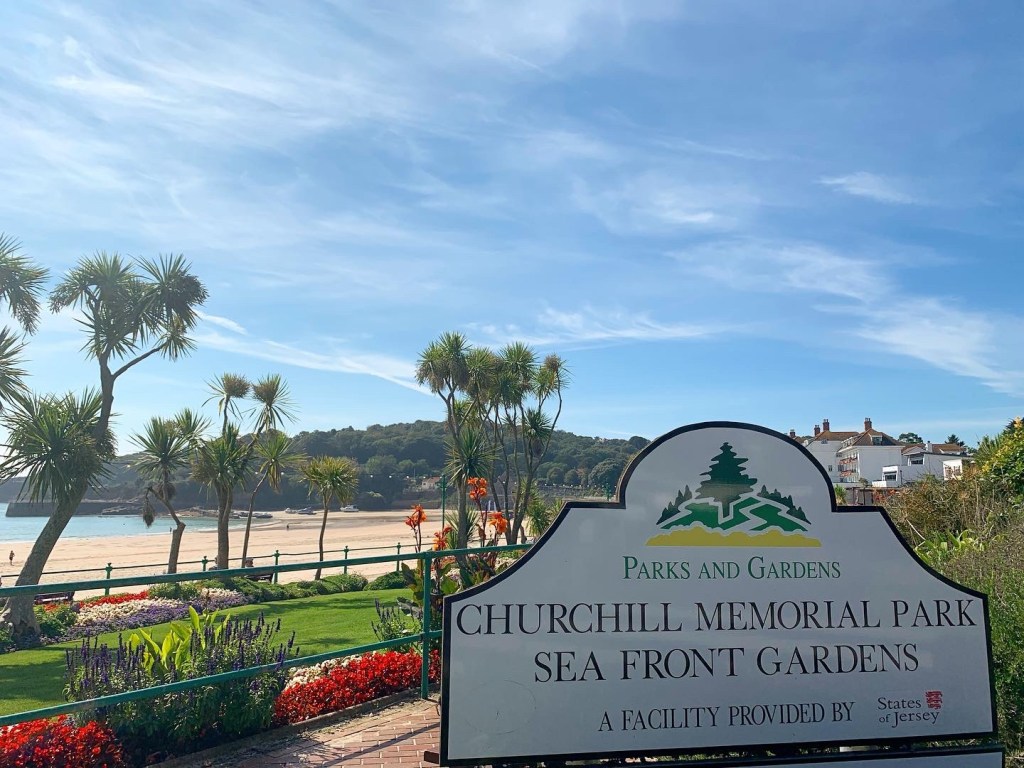 Churchill memorial park in jersey