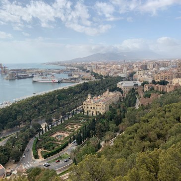 View over Malaga