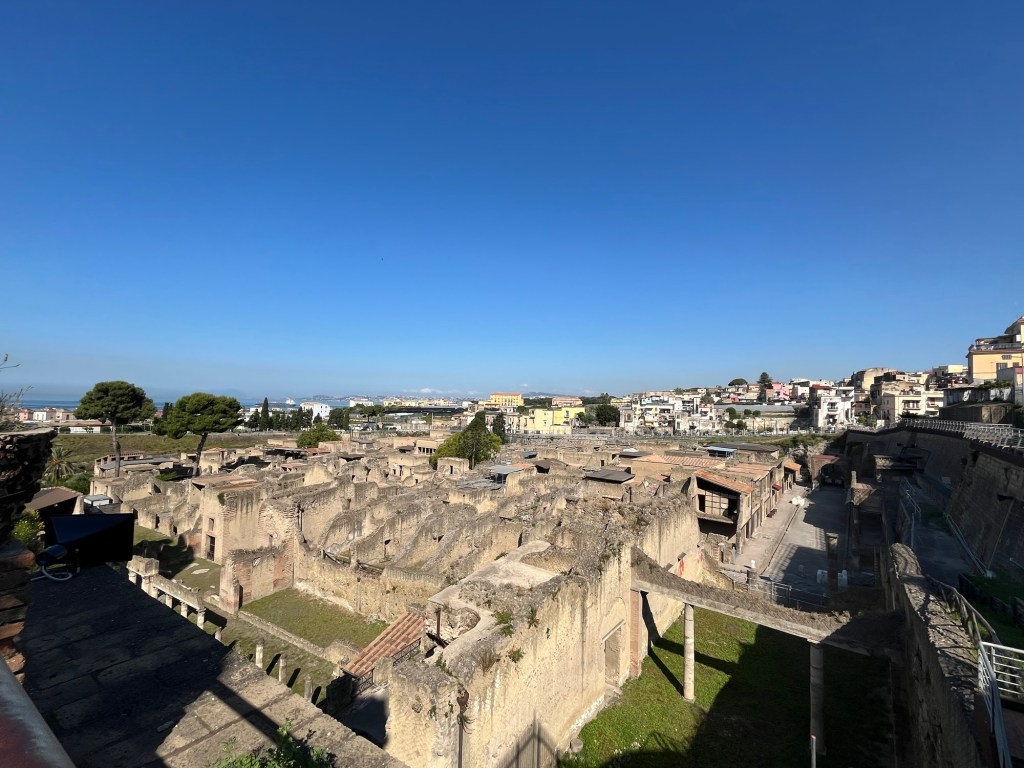 A high view of the Herculaneum. 